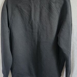 Men's Black Blue Textured Sweater